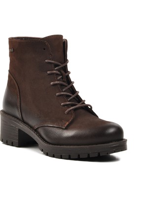 Venüs Kahve Nubuk Hakiki Deri  Kadın Bot