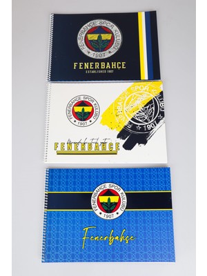 Yeni Sezon Lisanslı Fenerbahçe Resim Defteri 17*24 cm 15 Yaprak