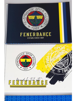 Yeni Sezon Lisanslı Fenerbahçe Resim Defteri 17*24 cm 15 Yaprak