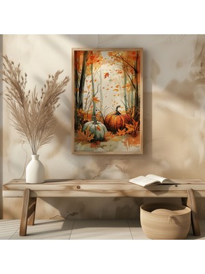 Wood Design World Ahşap Çerçeve 40   x   60 cm Modern Uv Baskı Tablo