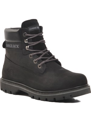 Hammer Jack Siyah Nubuk Deri Erkek Bot