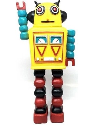 Robinanka Decotown Nostaljik Sevimli Uzaylı Robot Şeklinde Figür Biblo