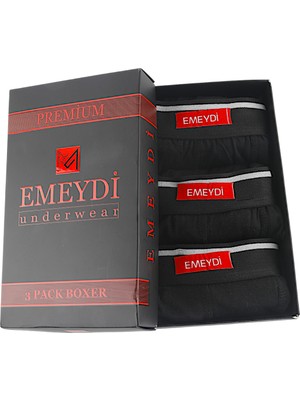 "erkek Siyah Boxer - Yumuşak Kumaş, Şık ve Konforlu" 6lı