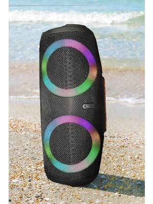 Büyük Taşınabilir Bluetooth Hoparlör Kablosuz Ses Bombası Yüsek Ses Kalitesi Bass Boost