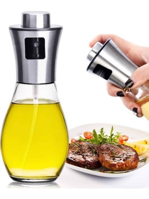 Techno Station Püskürtmeli Cam Şişe Sprey Şişesi Yağ Şişesi Zeytinyağı Limon Püskürtücü Yağdanlık