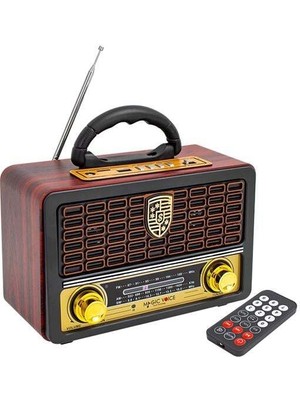 Magıcvoıce MV-110BT Usb/sd/fm/bluetooth Destekli Nostaljik Radyo