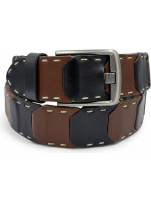 Renlos El Yapımı Harmonia Deri Kemer: Doğal ve Estetik Parçalı tasarım