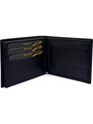 Yüksek Kalite Günlük Kullanım Deri Erkek Cüzdanı Klasik