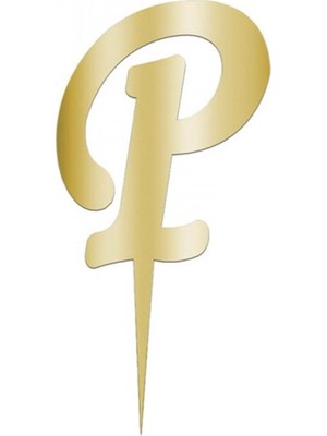 Feryal Sarı Renkli Harf Pasta ve Kek Pleksi