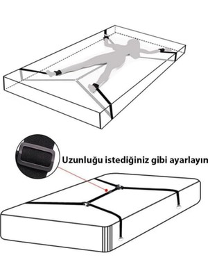 Sofya Passion Fantazi Tek Ve Çift Kişilik Yataklar İçin Uyumlu Siyah Kelepçesi Seti - Dayanıklı Ve Kolay Kullanım