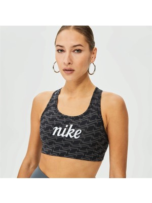 Nike Dri-Fıt Kadın Siyah Bralet Sporcu Sütyeni