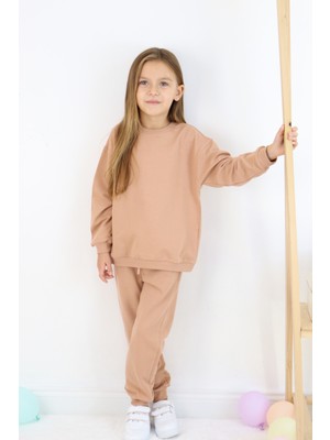 Harika Kids Kız Çocuk Iki Iplik Basic Eşofman Takımı