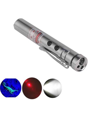 Evimdeyokyok Cep Feneri + Ultraviyole + Lazer Watton WT-170