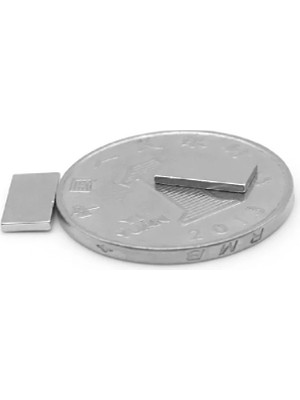 Dünya Magnet Dikdörtgen Neodyum Mıknatıs 10 x 5 x 1,5  mm (10 Adet)