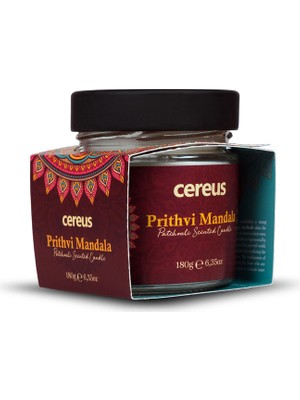 Cereus Prithvi Mandala Paçuli Kokulu Doğal Soya Mum (180 Gr)