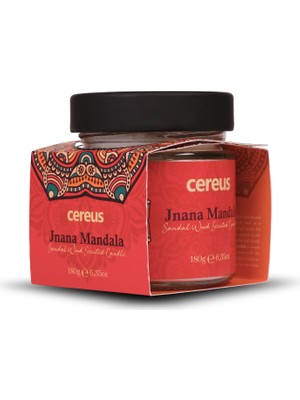 Cereus Jnana Mandala Sandal Ağacı Kokulu Doğal Soya Mum (180 Gr)