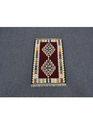 Zehra Abla Halı Yeni El Dokuma Enfes Benzersiz  Yahyalı Yün Kilim 5560