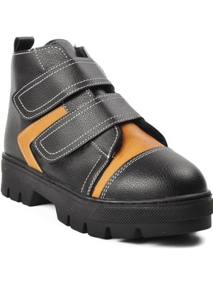 Ayakmod Siyah-Camel Çocuk Bot