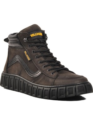 Bulldozer Antrasit Nubuk Erkek Bot