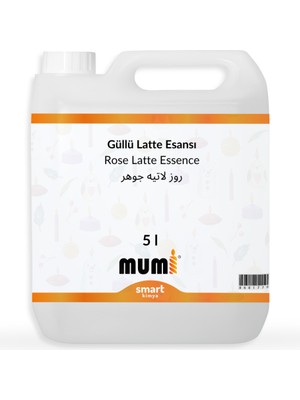 Güllü Latte Mum Esansı 5 Litre
