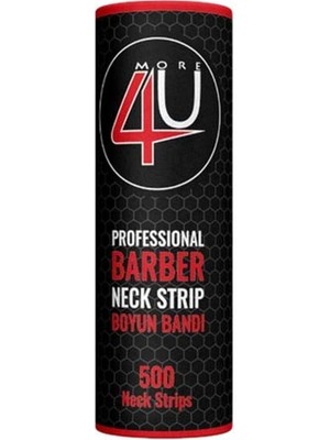 More 4U Berber Boyun Bandı Esnek Doğal Malzeme ile Hijyenik Kullanım 1 Adet