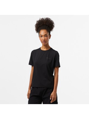 United4 Sport Kadın Siyah Antrenman T-Shirt.syh