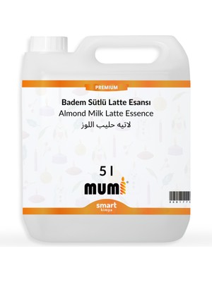 Premium Badem Sütlü Latte Mum Esansı 5 Litre