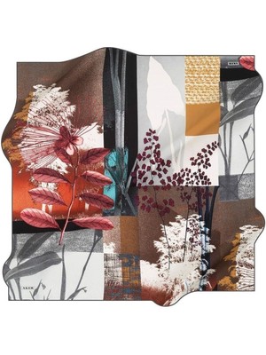 Aker Taşlanmış Sura Ipek Eşarp 8408-372