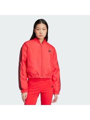 adidas Sportswear JP1724 Essentials 3-Stripes Insulated Crop Bomber Jacket