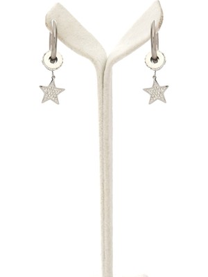 Stainless Steel Star Çelik Küpe