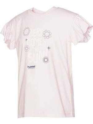 Hummel Angel Kız Çocuk Pembe Yuvarlak Yaka Tişört