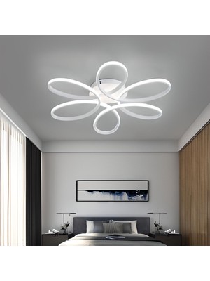 Minel Dekor LED Lıghtıng Minel Dekor Papatya Model LED 50CM, Tavan Lambası, Modern Aydınlatma, Dekoratif Şık Avize