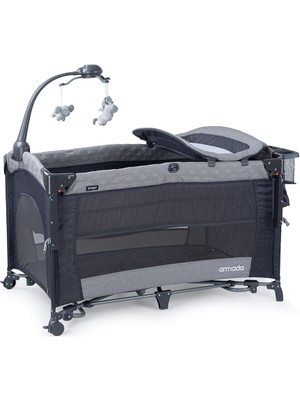 Prego Armada Anne Yanı Oyun Parkı Beşik Park Yatak 70X120 cm