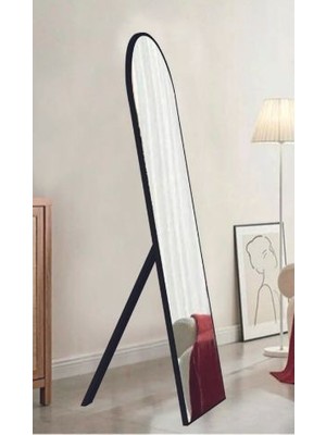 Dedeler Dekor Siyah Ayaklı Antre Koridor Duvar Salon  Ofis  Yatak Odası Boy Aynası 40 x 120  cm