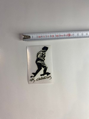 Ulu Önder Mustafa Kemal Atatürk Imza Yapıştırma Arma Sticker Etiket 5x8
