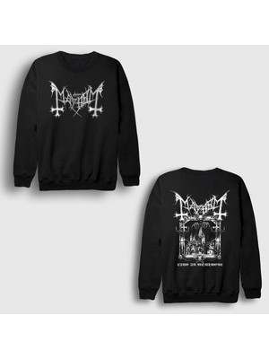 Presmono Siyah Montreal V2 Mayhem Sırt Baskılı Sweatshirt