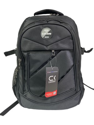 Cakard Büyük Boy Su Geçirmeyen Kalın Kumaş Ortopedik Üç Bölmeli Okul Gezi Seyahat Kamp Sırt Çantası