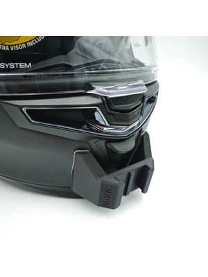 3D Part Works Scorpion Apex Exo Gt Sp air Kask Orjinal Chinmounts Aksiyon Kamera Chin Mount Çene Bağlantı Aparatı Seti