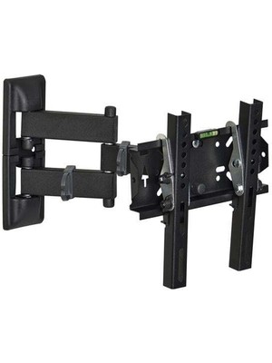 Vontech VT-404M 22 - 42 Duvar Askı Aparatı Siyah Dökme Demir Malzeme ile 25 Kg Taşıma Kapasitesi
