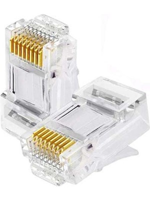 Powermaster PM-25445 RJ45  10P/10C Soket (25Lİ Paket)