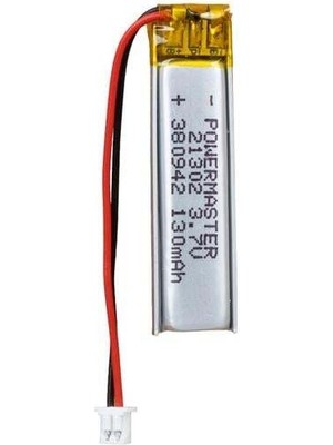 Powermaster 380942 3.7 Volt 130 Mah Lityum Polimer Pil