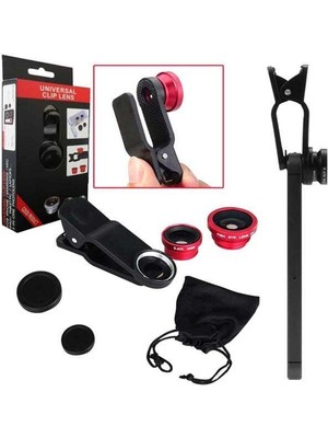 Powermaster Unıversal 2 Lens Seti Selfıe Çubuğu