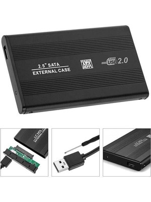 Harddisk Kutusu SSD HDD 2.5 Sata USB 2.0 Gabble GAB-HK20