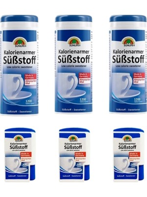 Sunlife Sübstoff Tatlandırıcı 1200 Tablet + 300 Tablet (3 Adet)