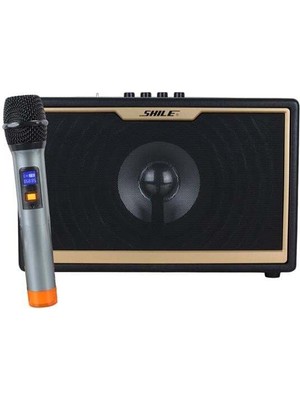 Shıle Sd-1 El Mikrofonlu Kumandalı Usb+Sd+Bt Seyyar Portatif Anfi