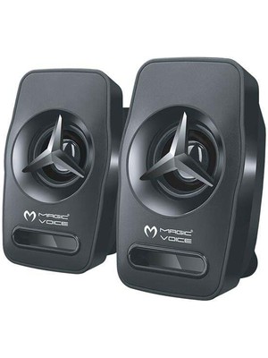Magıcvoıce T-19 1+1 USB Pc Mini Hoparlör - Speaker (2*3 Watt - 4 Ohm)