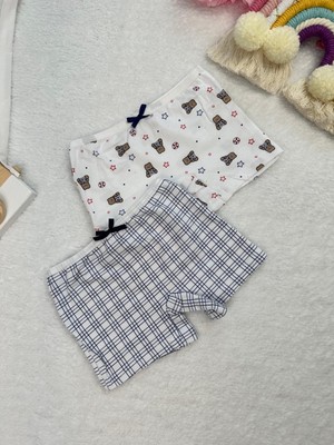 Minykids Ayıcık Desenli 2'li Boxer Set