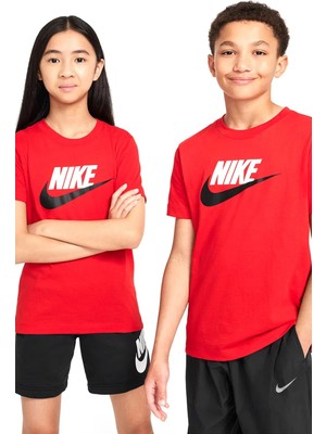 Nike K Nsw Tee Futura Hbr Çocuk Tişört FZ5178-657 FZ5178-657003