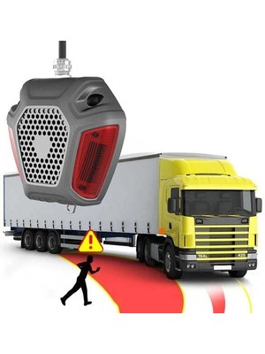 Powermaster PM-21671 Tır - Kamyon Kör Nokta Uyarı ve Acil Aydınlatma Cihazı - Sensörsüz (Türkçe Dil)