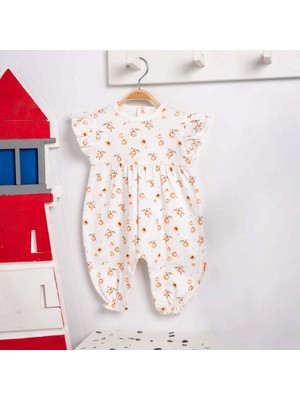 Tiffany Baby Apricot Fırfırlı Atlet Bebek Tulumu 2455089